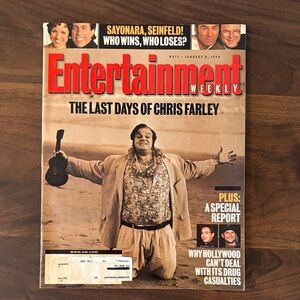 Entertainment Weekly Magazine - Chris Farley Cover - January 1998